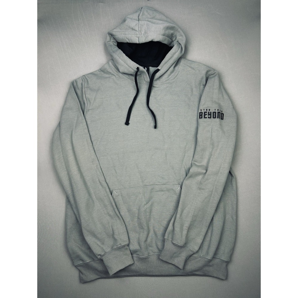 Star Trek Beyond Adult L Movie Promo Hoodie‎ Dark Grey Sweatshirt